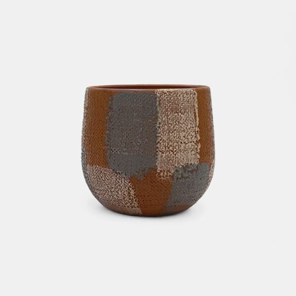 Canvas Ceramic Plant Pot