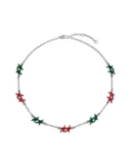 Twojeys Melted Stars Necklace Red-Green