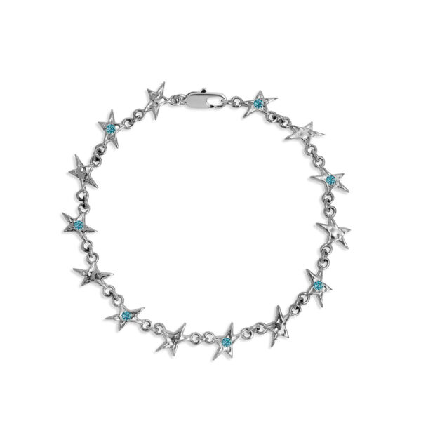 Twojeys Organic Blue Stone Star Bracelet