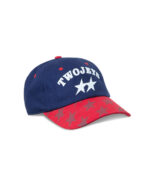 TwoJeys Mismatched Navy Dad Cap front view