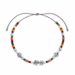 Twojeys Beaded Peace Out Necklace