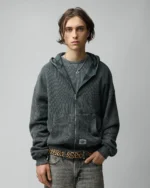 Twojeys All Over Reversible Full-zip Black
