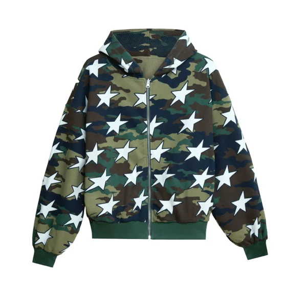 Twojeys All Over Reversible Full-zip Camo