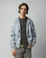 Twojeys All Over Reversible Full-zip Grey Melange