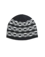 Twojeys Black Icon Chain Beanie