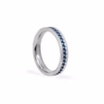 Twojeys Blue Enameled Starline Ring
