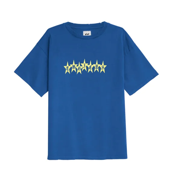 Twojeys Blue Graphic Stars Tee
