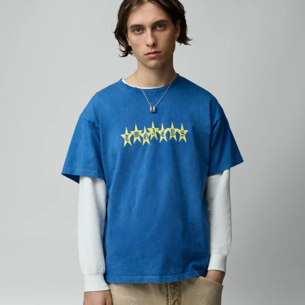Twojeys Blue Graphic Stars Tee