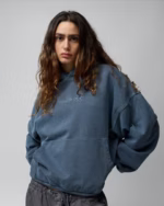 Twojeys Pigment Dyed Blue Icon Hoodie