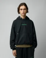 Twojeys Stars Studded Coal Hoodie