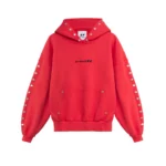 Twojeys Stars Studded Red Hoodie