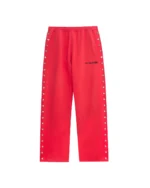 Twojeys Stars Studded Red Sweatpants
