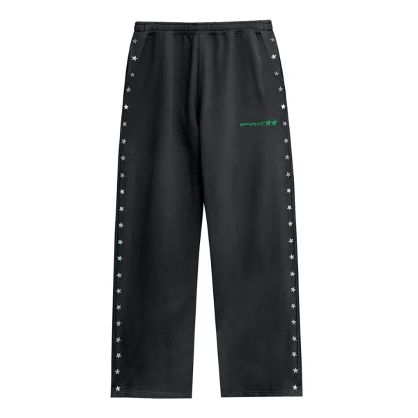 Twojeys Stars Studded black Sweatpants