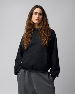Twojeys Stone Washed Black Icon Hoodie