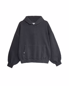 Twojeys Stone Washed Black Icon Hoodie