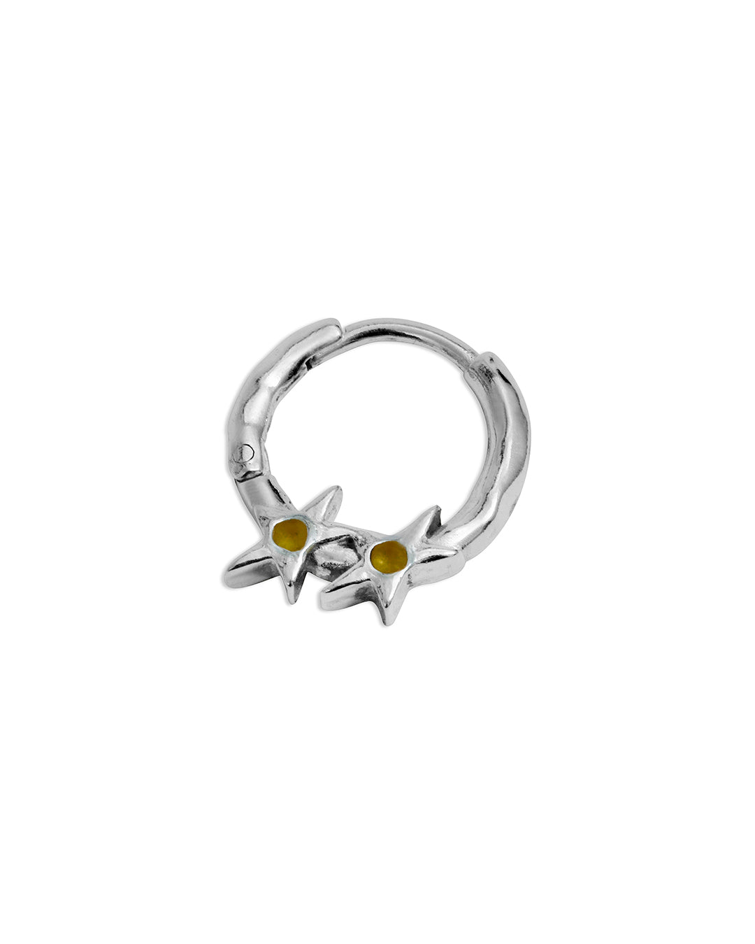 TJ Icon Yellow Stone Earring Left TJ Icon Yellow Stone Earring Left