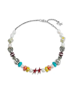 Twojeys Beaded Signature Necklace