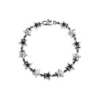 Twojeys Black Enameled Stars Bracelet