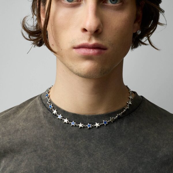 Twojeys Enameled Stars Necklace