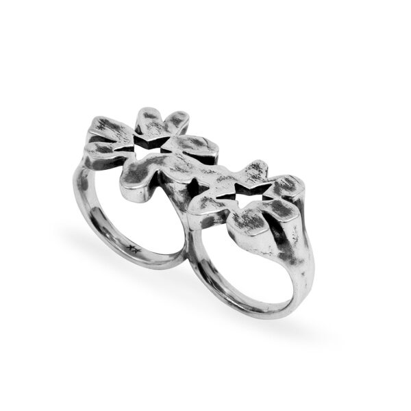 Twojeys Flower Knuckle Ring