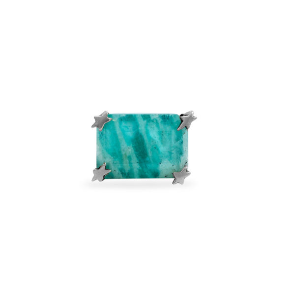 Twojeys Green Square Stone Earring