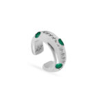 Twojeys Icon Green Stone Earcuff