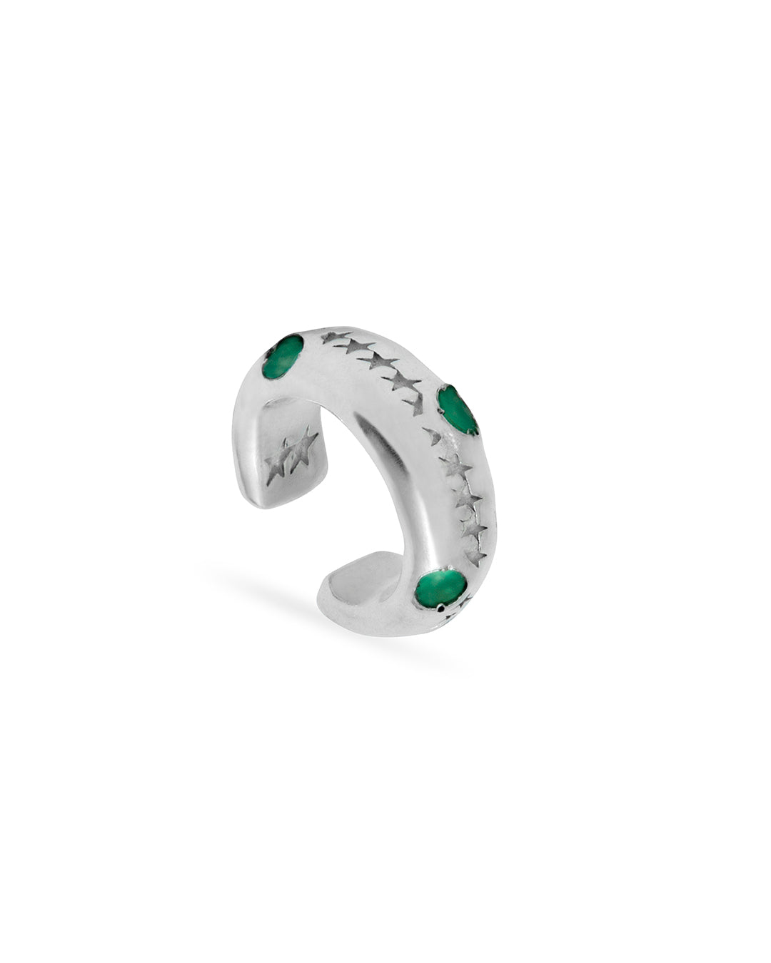 Twojeys Icon Green Stone Earcuff Twojeys Icon Green Stone Earcuff