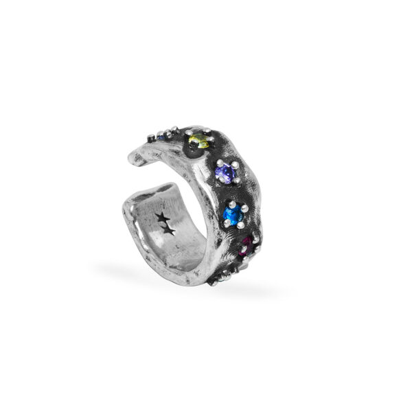 Twojeys Multicolor Stone Earcuff
