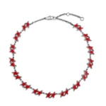 Twojeys Red Melted Stars Necklace