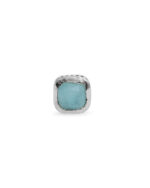 Twojeys Square Blue Stone Stud