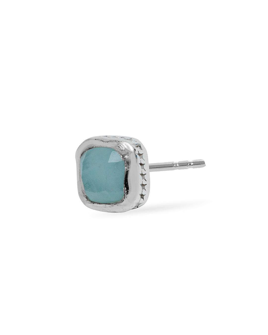 Twojeys Square Blue Stone Stud Twojeys Square Blue Stone Stud