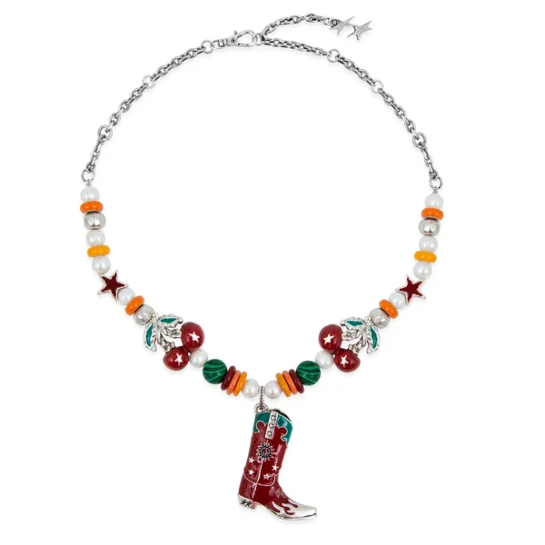 Twojeys Summer Boot Necklace