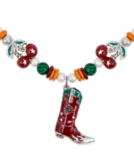 Twojeys Summer Boot Necklace