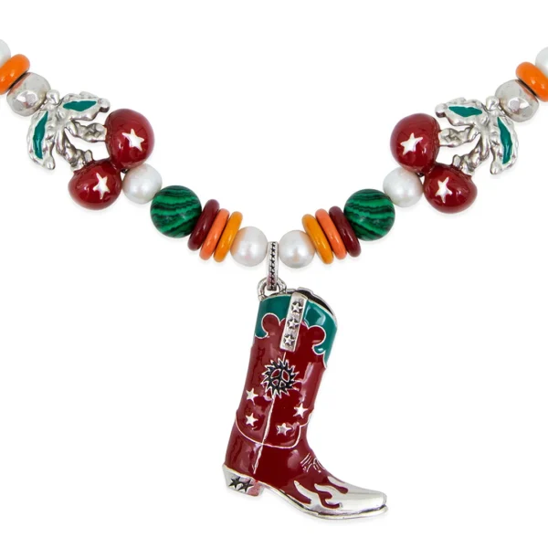 Twojeys Summer Boot Necklace