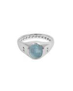 Twojeys Vertical Blue Stone Signet - Image 2