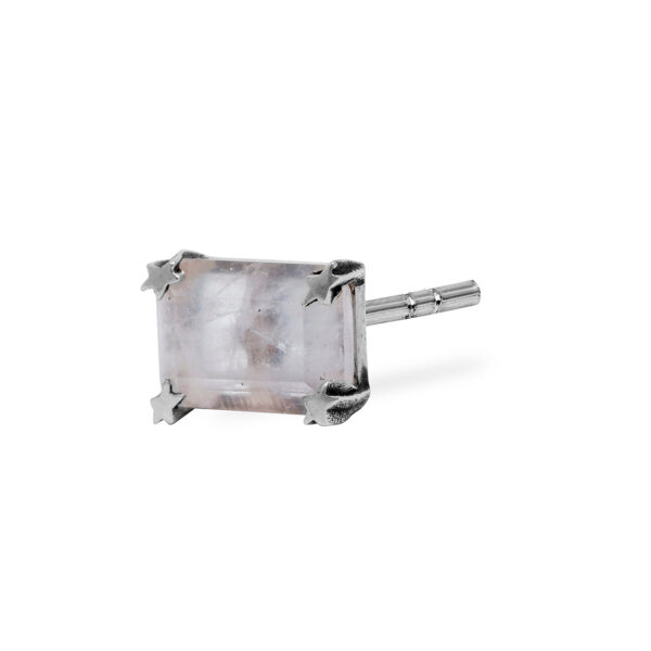 Twojeys White Square Stone Earring