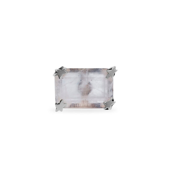Twojeys White Square Stone Earring