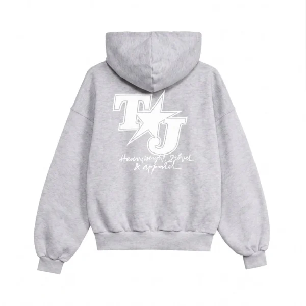 TJ Hoodie Grey Melange
