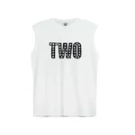 TWO-JEYS Sleeveless Tee Vintage White