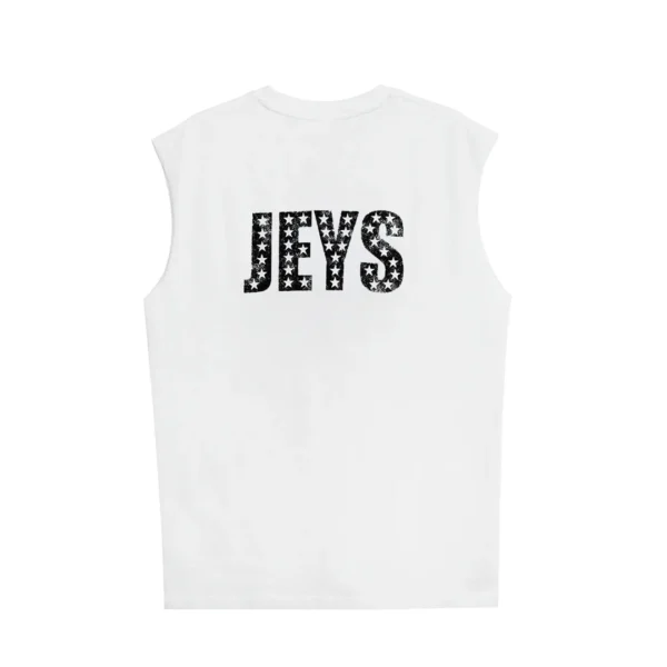 TWO-JEYS Sleeveless Tee Vintage White