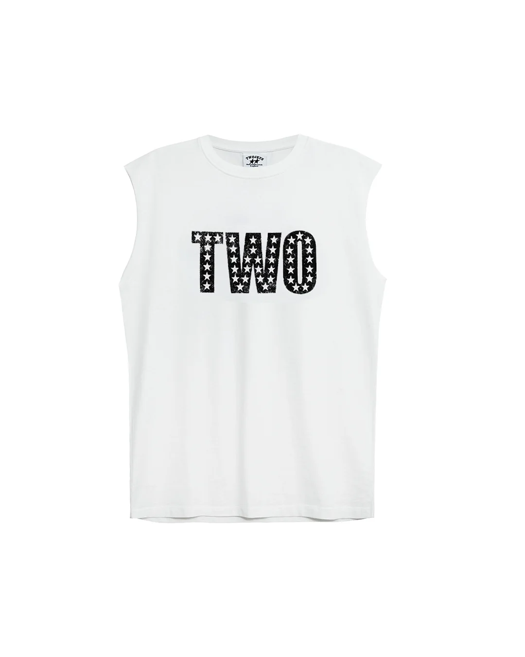 TWO-JEYS Sleeveless Tee Vintage White TWO-JEYS Sleeveless Tee Vintage White