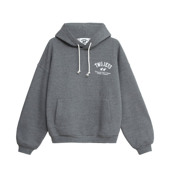 TwoJeys Basic Dirty Black Hoodie