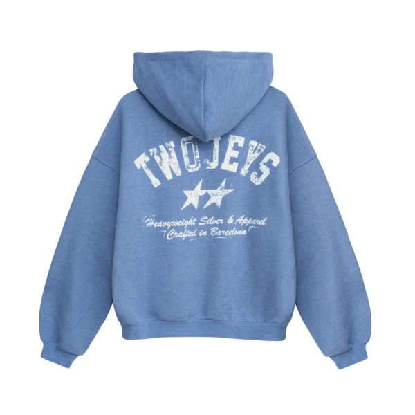TwoJeys Basic Dirty Blue Hoodie
