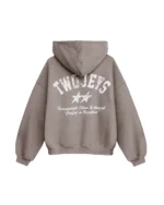 TwoJeys Basic Dirty Brown Hoodie back