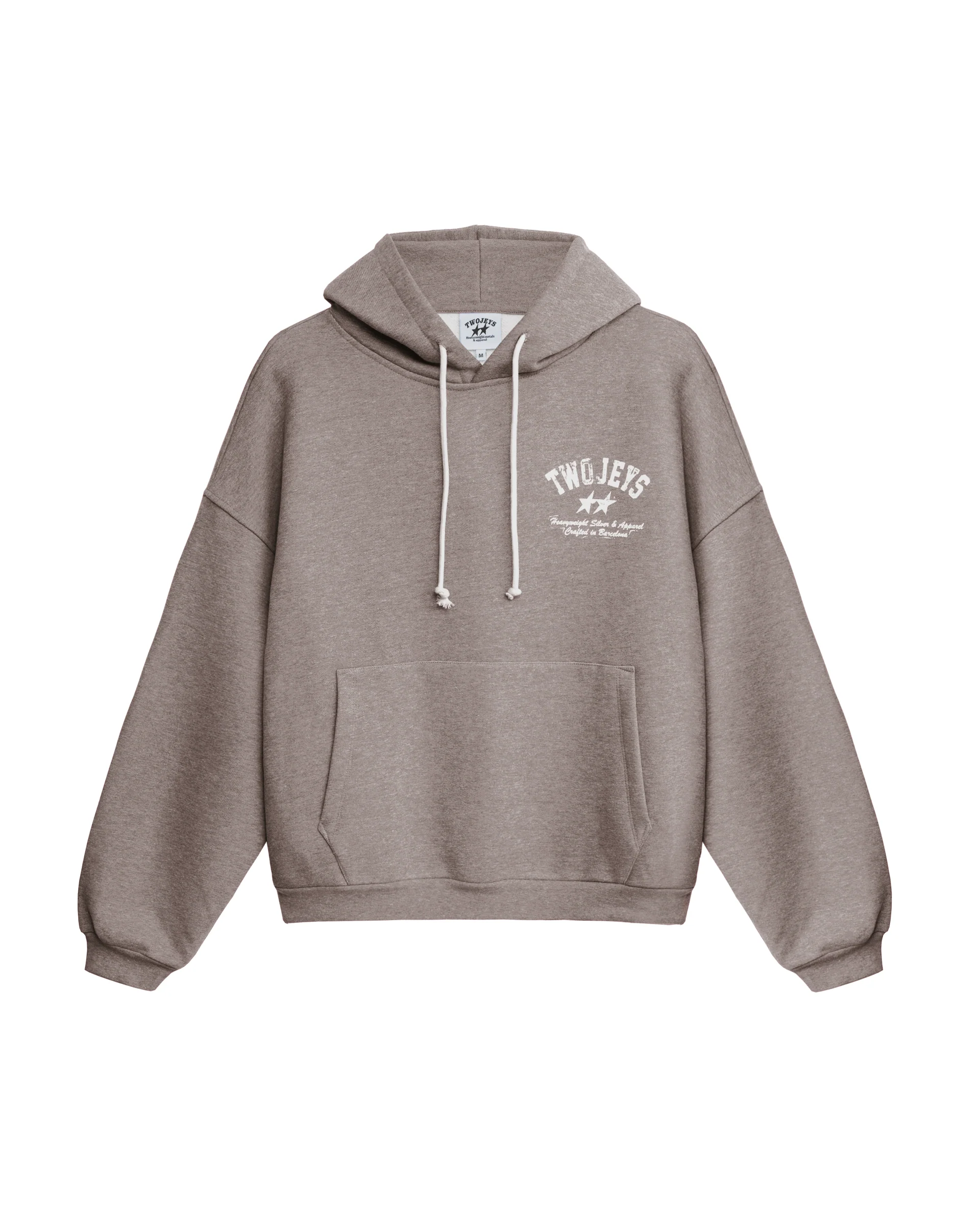 TwoJeys Basic Dirty Brown Hoodie TwoJeys Basic Dirty Brown Hoodie back