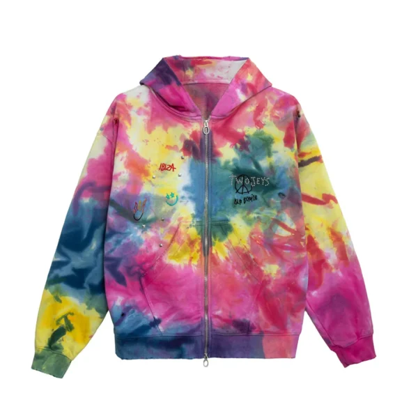 TwoJeys Tie-dye Zipper