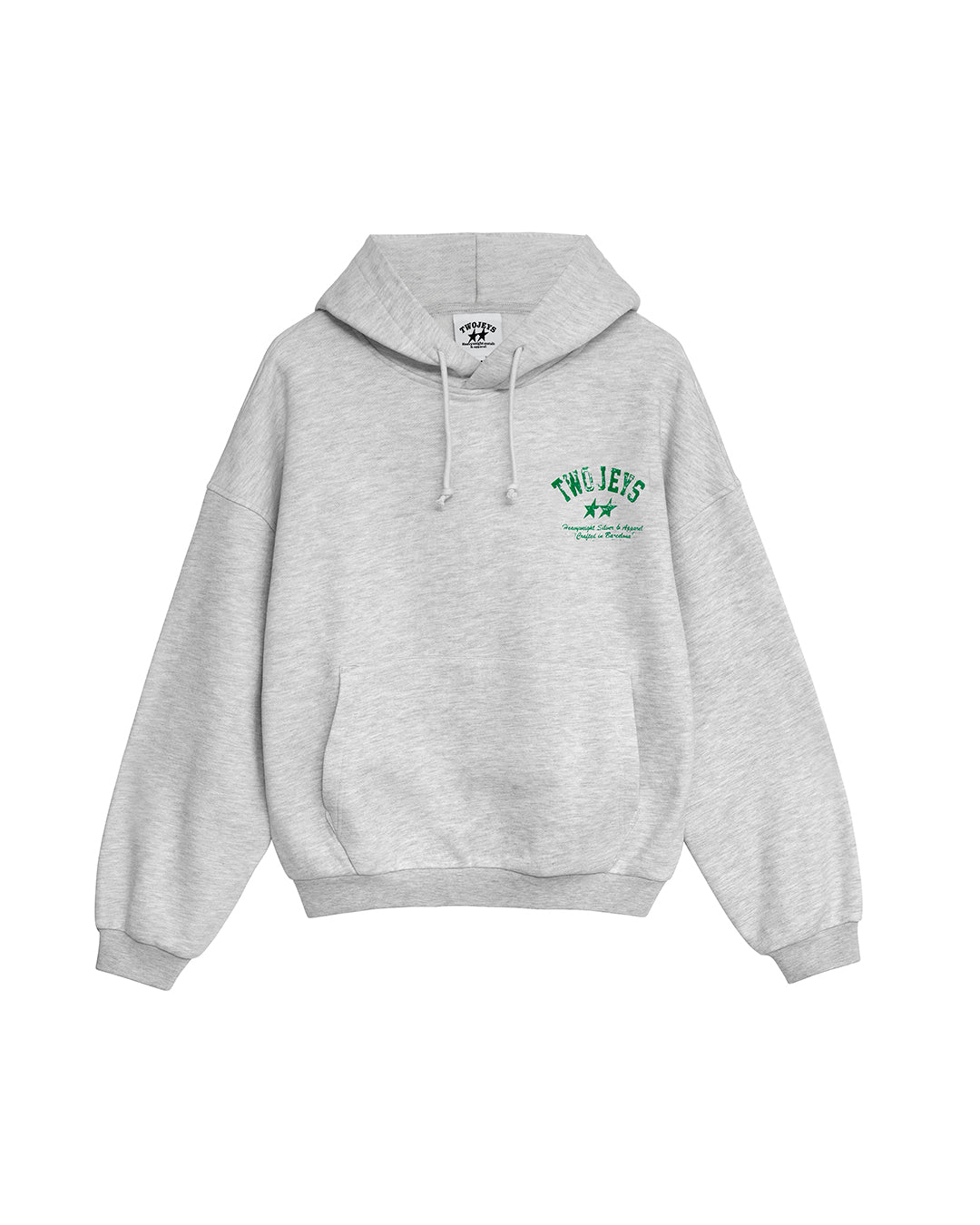 Twojeys Basic Dirty Grey Hoodie Twojeys Basic Dirty Grey Hoodie