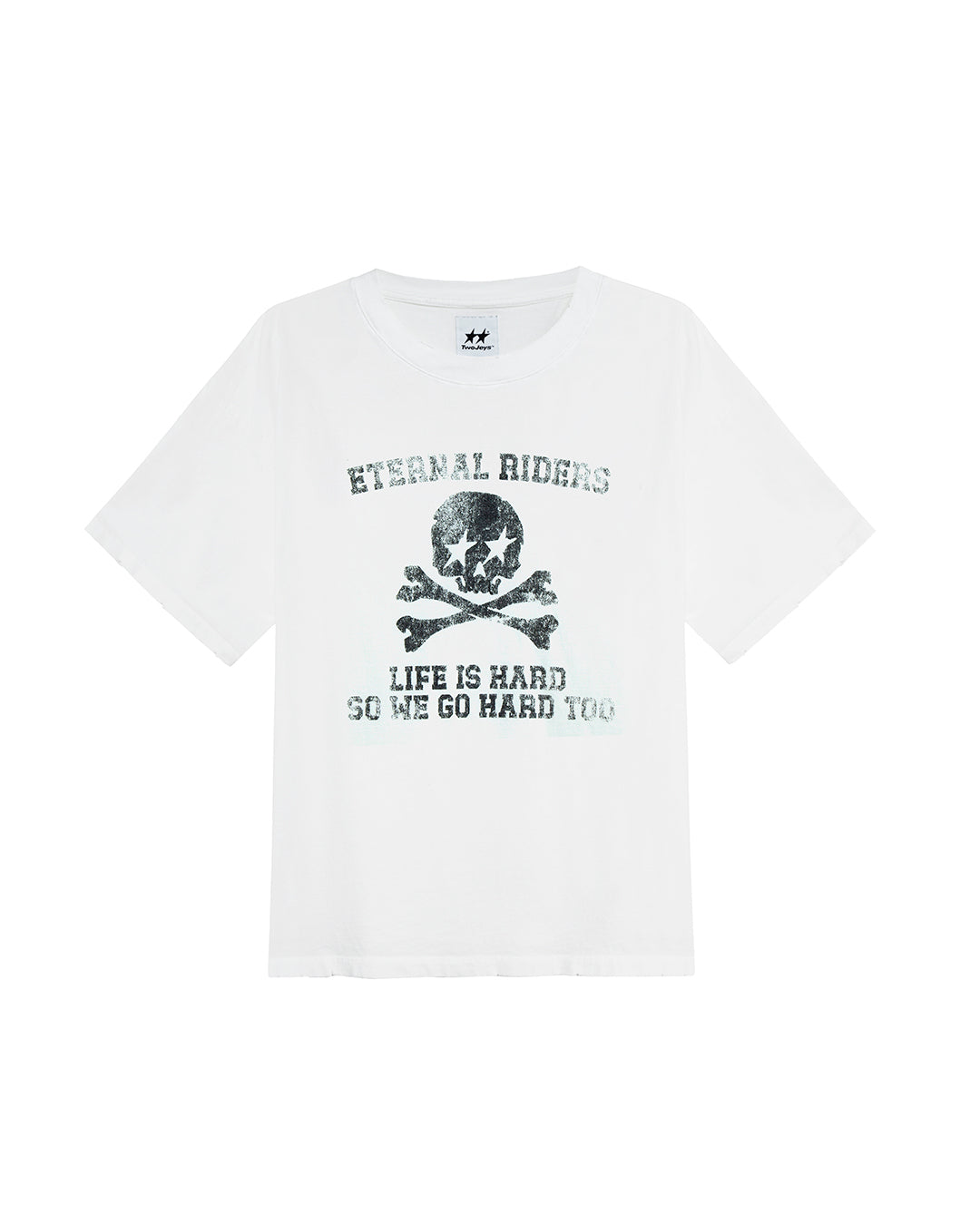 Twojeys Eternal Riders White Tee Twojeys Eternal Riders White Tee