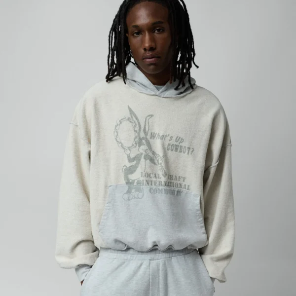 Twojeys Local Craft Hoodie Grey Melange