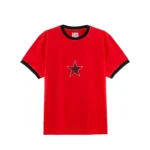 Twojeys Single Star Two Tone Tee Red
